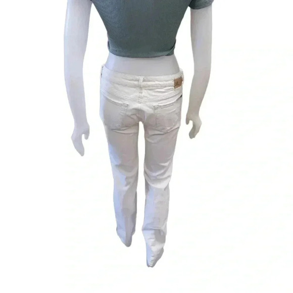 Mavi Skinny Distressed White Jeans Size 31/32 - Picture 3 of 11